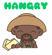 hangry hungry cake eat nom nom