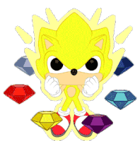 Sonic Super Gems Sticker - Sonic Super Gems Fierce Stickers