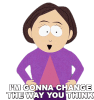 Im Gonna Change The Way You Think Ms Stevens Sticker - Im Gonna Change The Way You Think Ms Stevens South Park Stickers