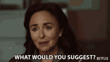 What Would You Suggest Maureen Groff GIF - What Would You Suggest Maureen Groff Samantha Spiro GIFs