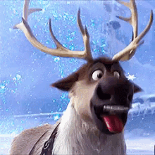 frozen sven snowflakes lick floating frozen sven snowflakes lick floating