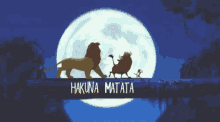 Lion King Hakuna Matata GIF - Lion King Hakuna Matata Moon GIFs