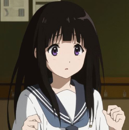 The perfect Hyouka Eru Chitanda Anime Animated GIF for your conversation. 