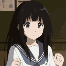 Hyouka Eru Chitanda GIF - Hyouka Eru Chitanda Anime GIFs
