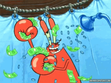 Money Sponge Bob GIF - Money Sponge Bob Mr Crabs GIFs