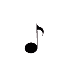 downsign horror music eighth note symbol art