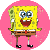 Spongebob Happy Sticker - Spongebob Happy Excited Stickers