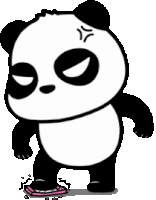 Panda Rage Sticker - Panda Rage Mad Stickers