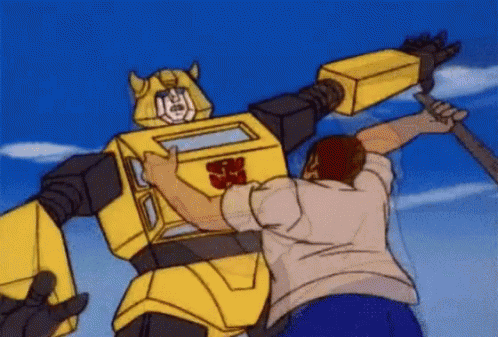 Bumble Bee Transformers GIF - Bumble Bee Transformers Optimus Prime ...