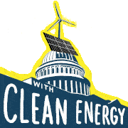 Power America With Clean Energy Earthjustice Sticker - Power America With Clean Energy Power America Stickers