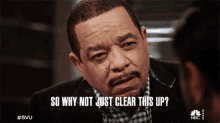 So Why Not Just Clear This Up Odafin Tutuola GIF - So Why Not Just Clear This Up Odafin Tutuola Law And Order Special Victims Unit GIFs