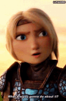 How To Train Your Dragon Astrid GIF - How To Train Your Dragon Astrid What Are You Gonna Do About It GIFs