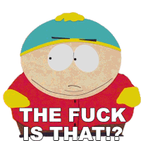 The Fuck Is That Eric Cartman Sticker - The Fuck Is That Eric Cartman South Park Stickers