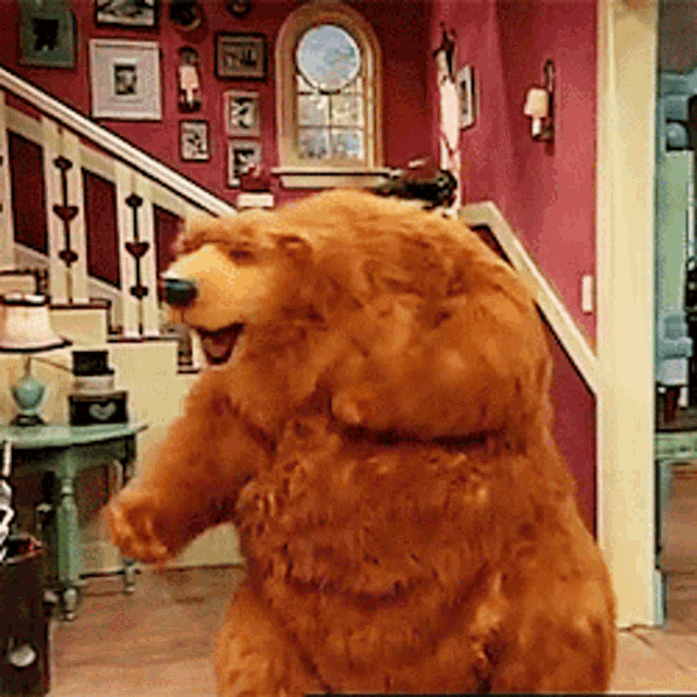 Bear In The Big Blue House Dancing GIF - Bear In The Big Blue House Bear Dancing GIFs