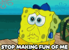 Stop Making Fun Of Me Spongebob GIF - Stop Making Fun Of Me Spongebob Crying GIFs