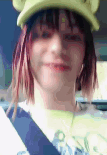 Bladee Green Cap GIF - Bladee Green Cap Selfie GIFs