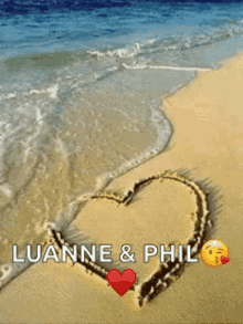 heart sand love beach summer