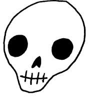 tegan teganiversen skull skeleton death