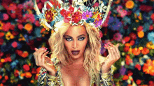Yonce GIF - Beyonce Flower Crown Music Video GIFs