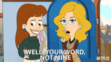 Well Your Word GIF - Well Your Word Not Mine GIFs