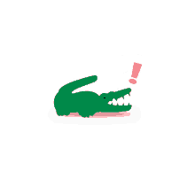 croc lacoste surprised shocked exclamation mark