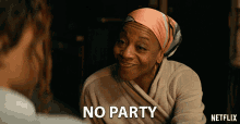 No Party Marianne Jean Baptiste GIF - No Party Marianne Jean Baptiste Annette Sands GIFs