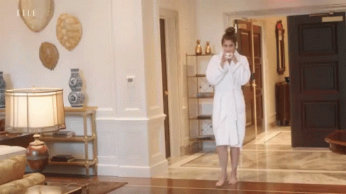 The perfect Walmart Bath Robe Drinking Animated GIF for your conversation. 