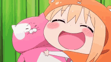 Himouto Umaru Chan Hugs GIF - Himouto Umaru Chan Hugs Happy GIFs