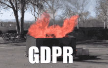 Gdpr Burning Fire GIF - Gdpr Burning Fire Advertising GIFs