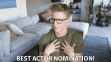 Best Actor Nomination Honor GIF - Best Actor Nomination Best Actor Honor GIFs