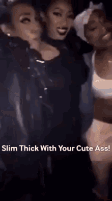 Ass slim yo thick wit cute Slim Thick