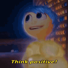 Think Positive! GIF - Inside Out Positive Thinkpositive GIFs