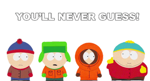Youll Never Guess Eric Cartman Sticker - Youll Never Guess Eric Cartman
