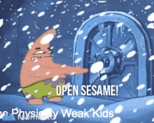 Open Sesame Patrick GIF - Open Sesame Patrick GIFs