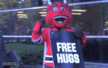 new jersey devils nj devil free hugs mascot mascots