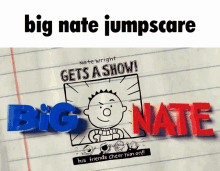 Big Nate Jumpscare GIF - Big Nate Jumpscare Big Nate Sus GIFs