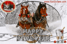 Happy New Years Eve Horse GIF - Happy New Years Eve Horse Snow GIFs