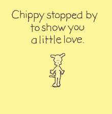 Chippy The Dog Stopped By To Show Love GIF - Chippy The Dog Stopped By To Show Love Love GIFs