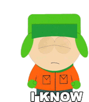 I Know Kyle Broflovski Sticker - I Know Kyle Broflovski South Park Stickers