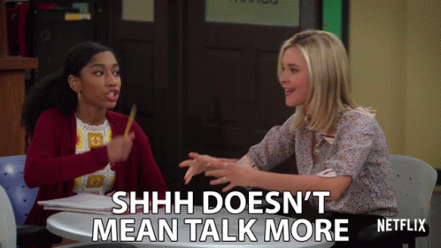 Shhh Doesn Meant Talk More Stop Talking Gif Shhh Doesn Meant Talk More Stop Talking Silent Discover Share Gifs