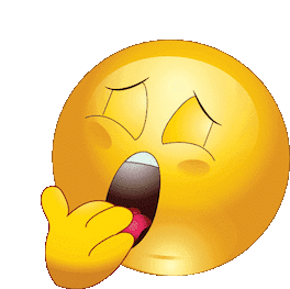 Yawning Emoji Sticker - Yawning Emoji Tired Stickers