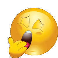 Yawning Emoji Sticker - Yawning Emoji Tired Stickers