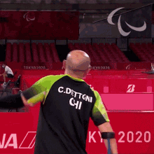 put arms in shoulder cristian dettoni chile table tennis paralympic team wethe15 embrace