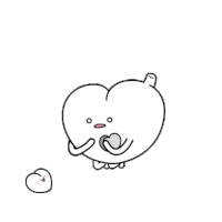 White Heart Sticker - White Heart Cute Stickers
