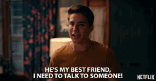 Hes My Best Friend I Need To Talk To Someone GIF - Hes My Best Friend I Need To Talk To Someone Carson Rowland GIFs