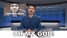Oh My God Benedict Townsend GIF - Oh My God Benedict Townsend Youtuber News GIFs