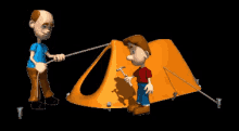 Tent GIF - Pitching A Tent Tent Camping GIFs