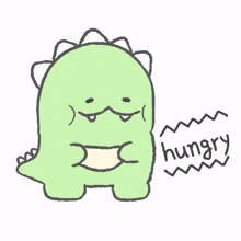 cute hungry