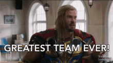 Greatest Team Ever Thor GIF - Greatest Team Ever Thor Chris Hemsworth GIFs