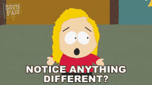 Notice Anything Different Bebe Stevens GIF - Notice Anything Different Bebe Stevens South Park GIFs
